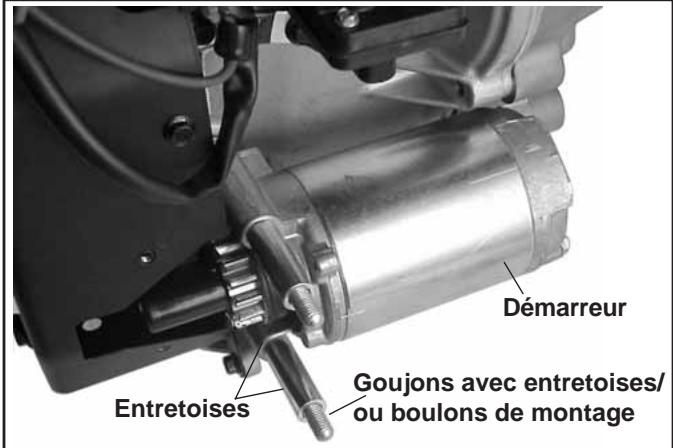 Démarreur Entretoises Goujons avec entretoises/ ou boulons de montage