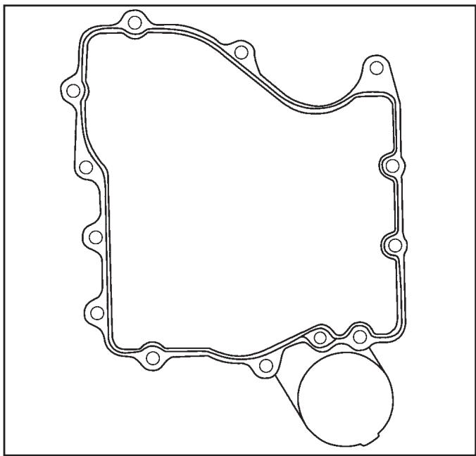 KOHLER CH11 - Installer la plaque de fermeture sur le carter - 1