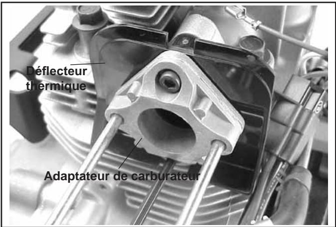 Déflecteur thermique Adaptateur de carburateur