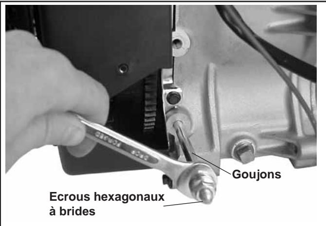 Goujons Ecrous hexagonaux à brides