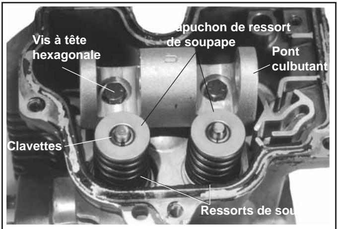 Vis à tête hexagonale apuchon de ressort de soupape Pont culbutant Clavettes Ressorts de sou
