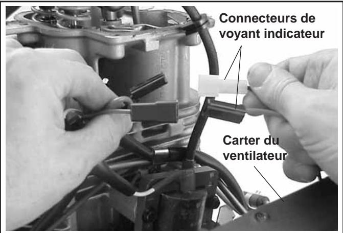 Connecteurs de voyant indicateur Carter du ventilateur
