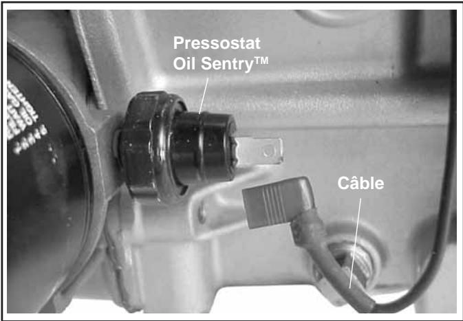 KOHLER CH11 - Retirer le pressostat Oil Sentry™ - 1