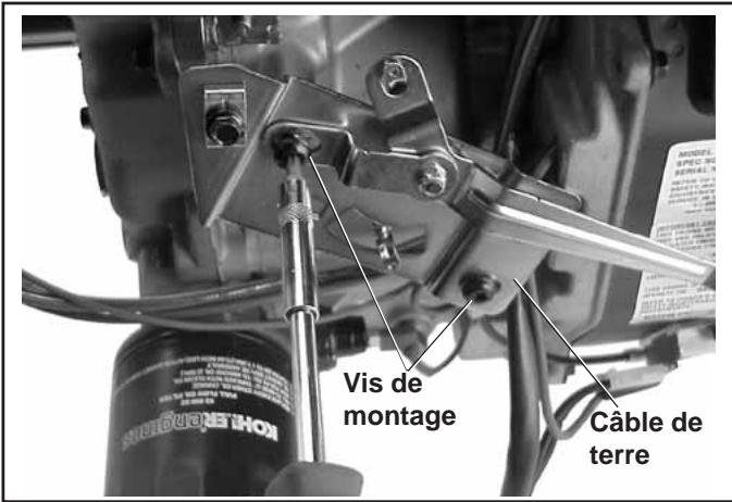 Vis de montage Câble de terre