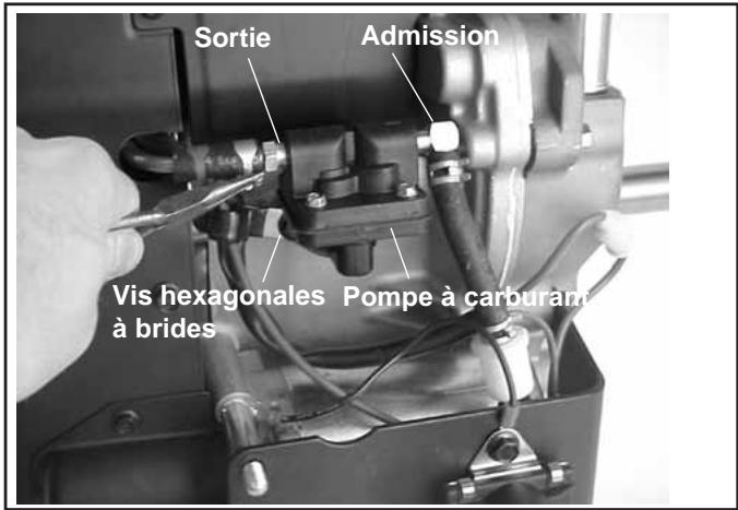 Sortie Admission Vis hexagonales Pompe à carburam à brides