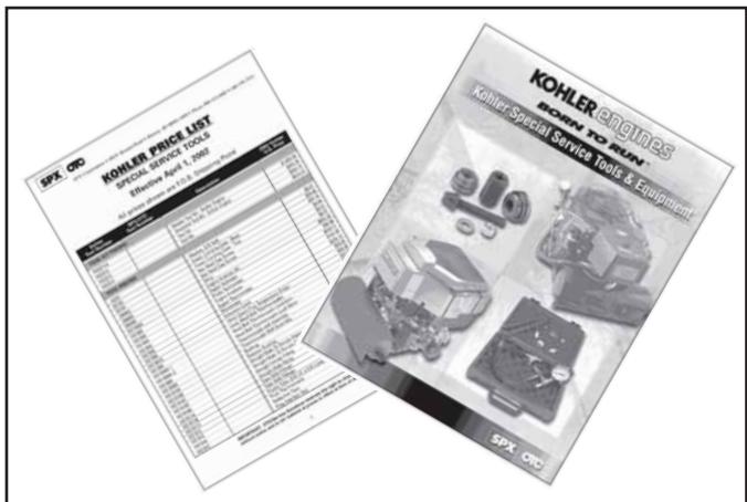 KOHLER CV23 - Outils de révision pour l'injection électronique de carburant (EFI) - 1