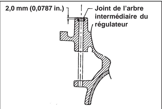 KOHLER CV23 - Joint de l'arbre intermédiaire du régulateur - 1
