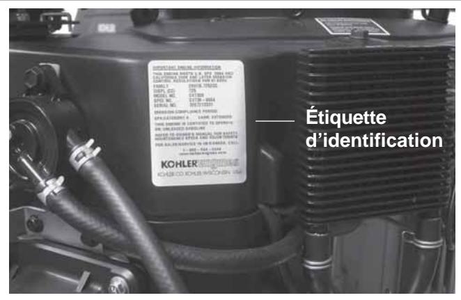 KOHLER CV493 - Numérods d'identification des moteurs - 1