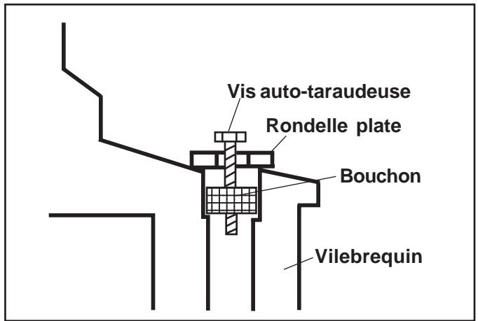 KOHLER CV493 - Procedure pour installer un nouveau bouchon : - 1