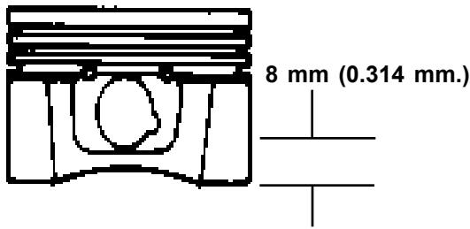 KOHLER SV470 - Mesure du jeu piston-trou - 1
