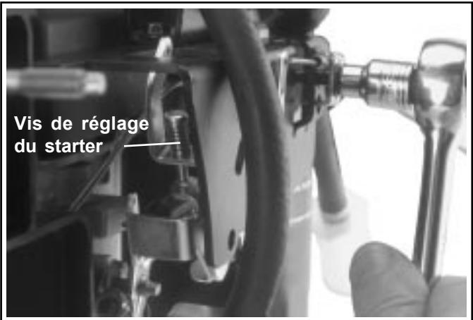 Vis de réglage du starter