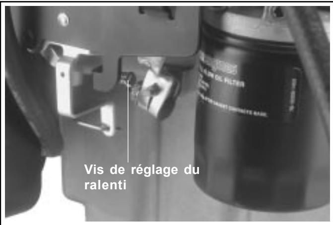 Vis de réglage du ralenti