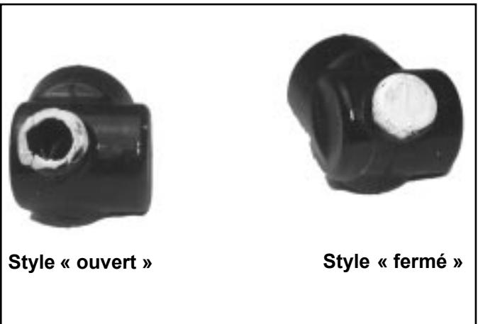 Style « ouvert » Style « fermé »