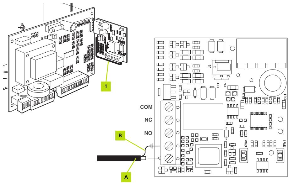 ADYX ATLAS 2 - Branchement du cable coaxial de l'antenne exterieure - 1