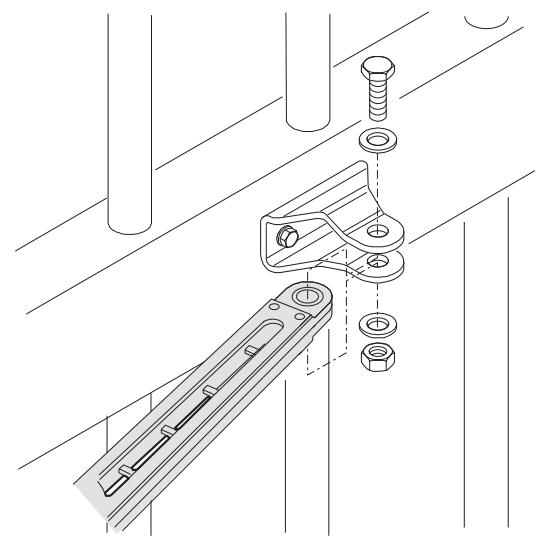 ADYX OMEGA 900 - FIXATION BRAS SUR PATTE PORTAIL - 1