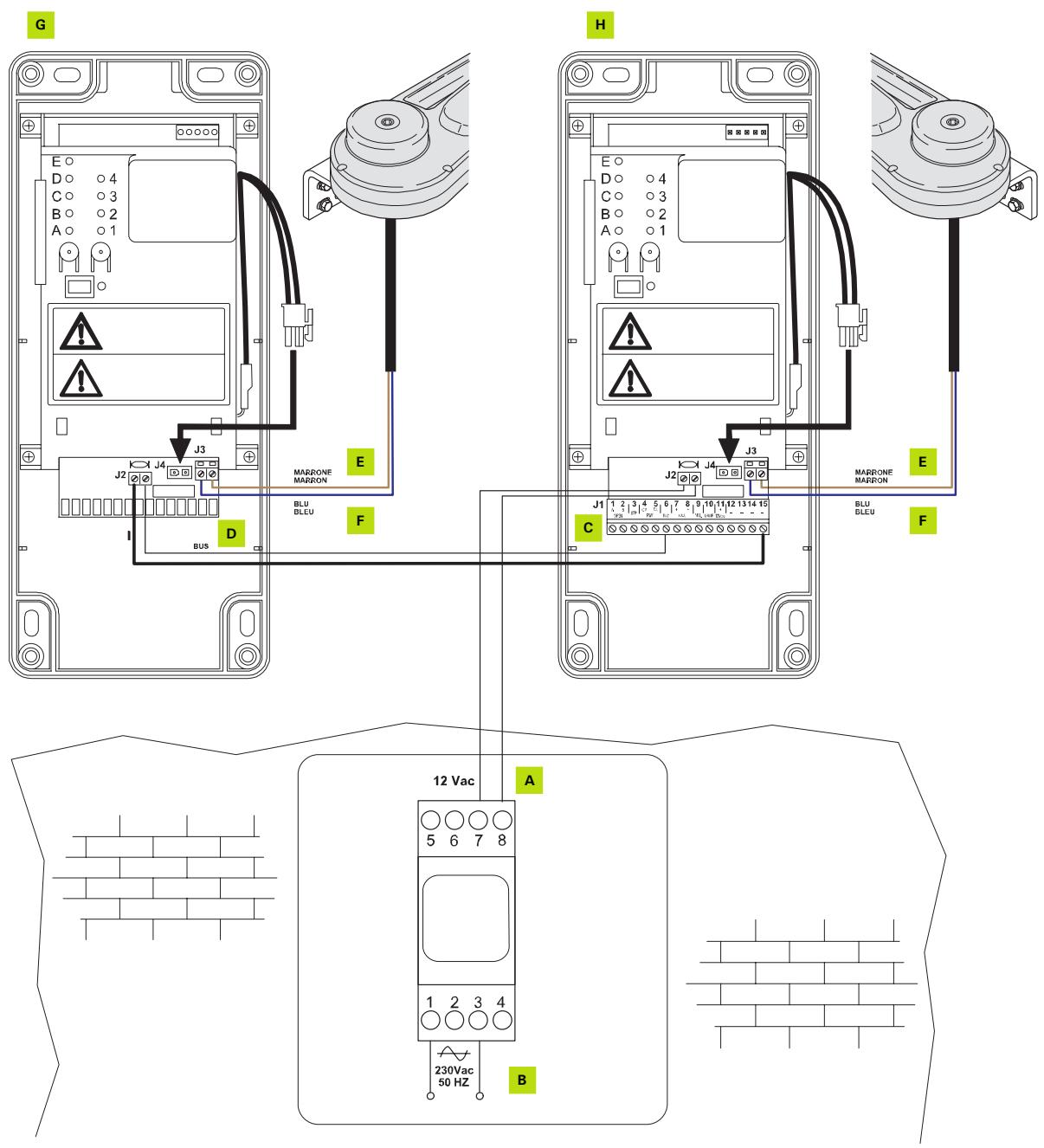 ADYX OMEGA 900 - 2ème CAS : (Mode conseillé) VOUS AVEZ MIS LE TRANSFORMATEUR DANS LA MAISON OU LE GARAGE - 1
