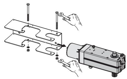 ADYX DELTA BAS - Positionnement de la platine support - 2