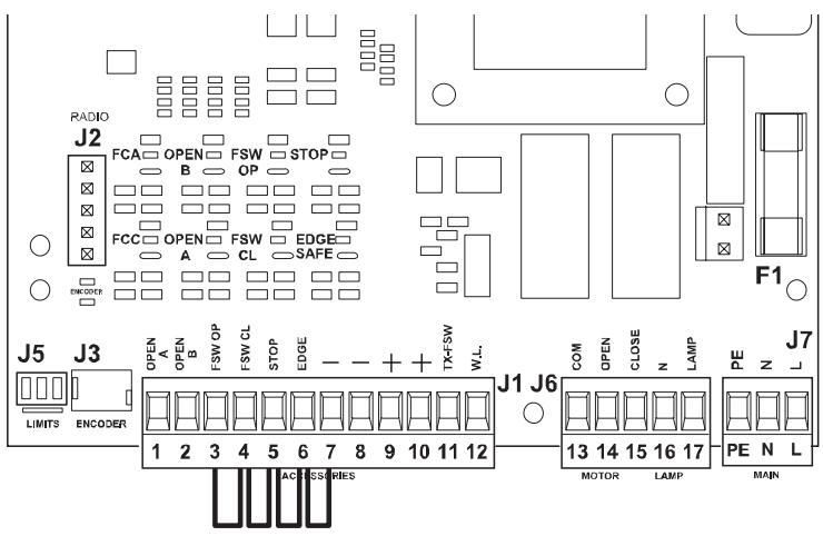 ADYX GAMMA - Branchement moteur et fin de COURSE - 1