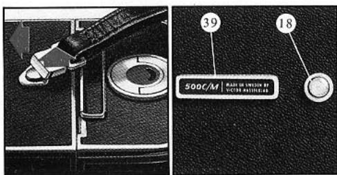 HASSELBLAD SWC M - Fixation de la courroie (fig. 46) - 1
