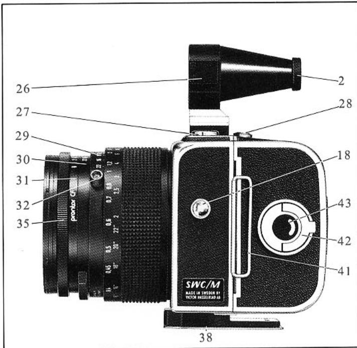 HASSELBLAD SWC M - SCHEMA DES CONNXIONS - 4