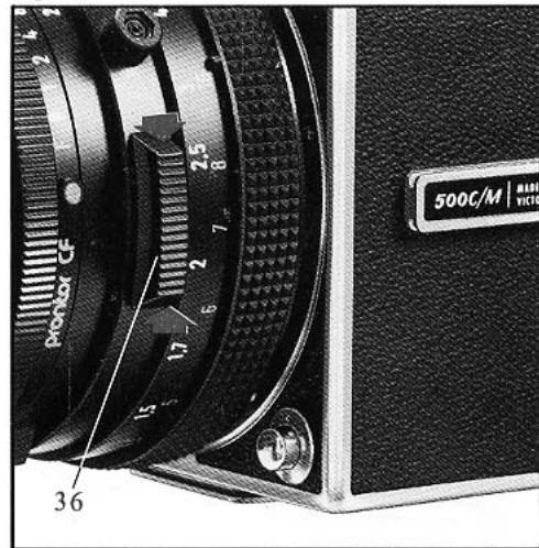 HASSELBLAD SWC M - Pour changer de viseur : - 1