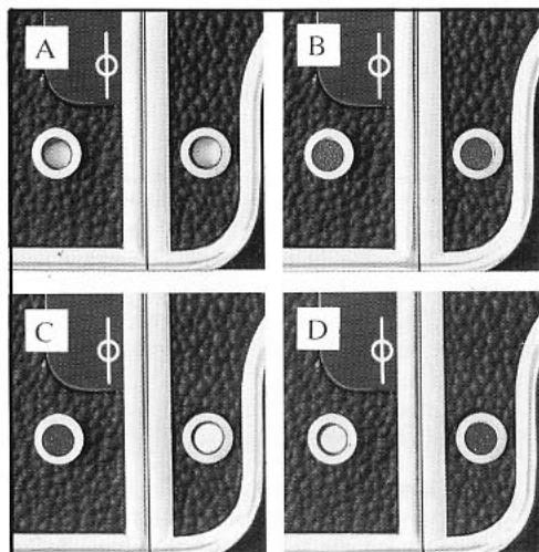 HASSELBLAD SWC M - Témoins d'exposition et d'avancement (fig. 40 et 41) - 1