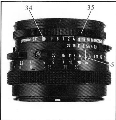 HASSELBLAD SWC M - Vitesses d'obturation (fig. 12) - 1