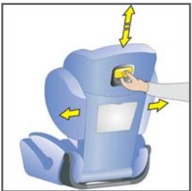 KIDDY COMFORT PRO - Kopf- und Schulterstutzeneinstellung - 4