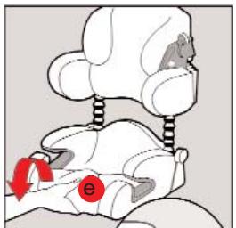 KIDDY LIFE PLUS - Setting the seat surface length (thigh rest) - 1