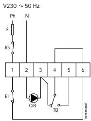 LAMBORGHINI BVE - SCHEMA DE BRANCHEMENT BVE AVEC CHAUDIERE SEC - 1