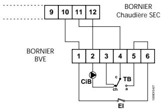 LAMBORGHINI BVE - SCHEMA DE BRANCHEMENT BVE AVEC CHAUDIERE SEC - 3
