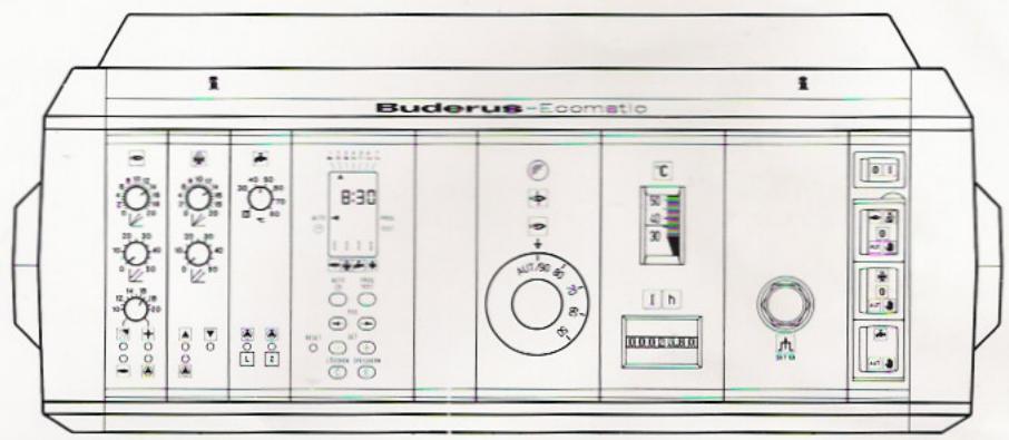 BUDERUS HS 3220 - pour régulation électronique du circuit chaudière et chauffage - 1