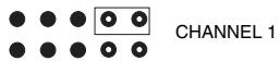 NICE FLOX1R - Selection of the relays on the channels - 5