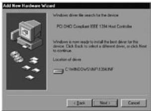 SWEEX FW004 - Installation sous windows 98SE - 4
