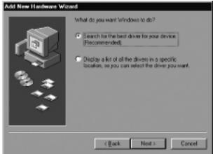 SWEEX LC101 - Installation sous Windows 98SE - 2
