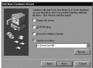 SWEEX LC101 - Installation sous Windows 98SE - 3