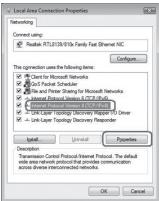 SWEEX LW057V2 - Configuration de I'adresse IP sous Vista - 2