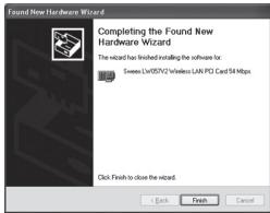SWEEX LW057V2 - Installation sous Windows XP - 5