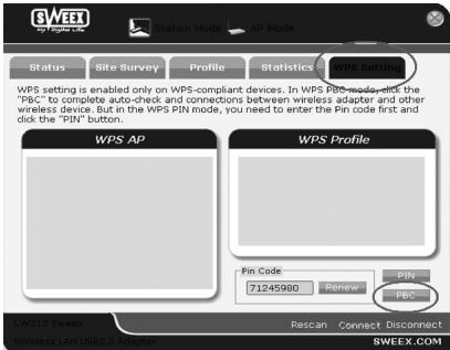 SWEEX LW311 - Se connecter et sécuriser avec WPS - 2