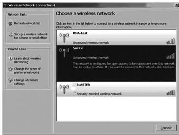 SWEEX LW312 - Windows XP - 2