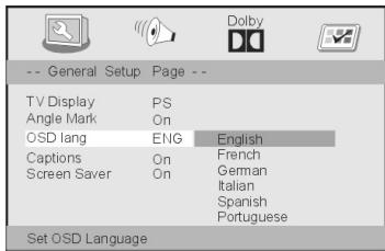 SWEEX MM100 - OSD Lang (Langue d'affichage) - 1