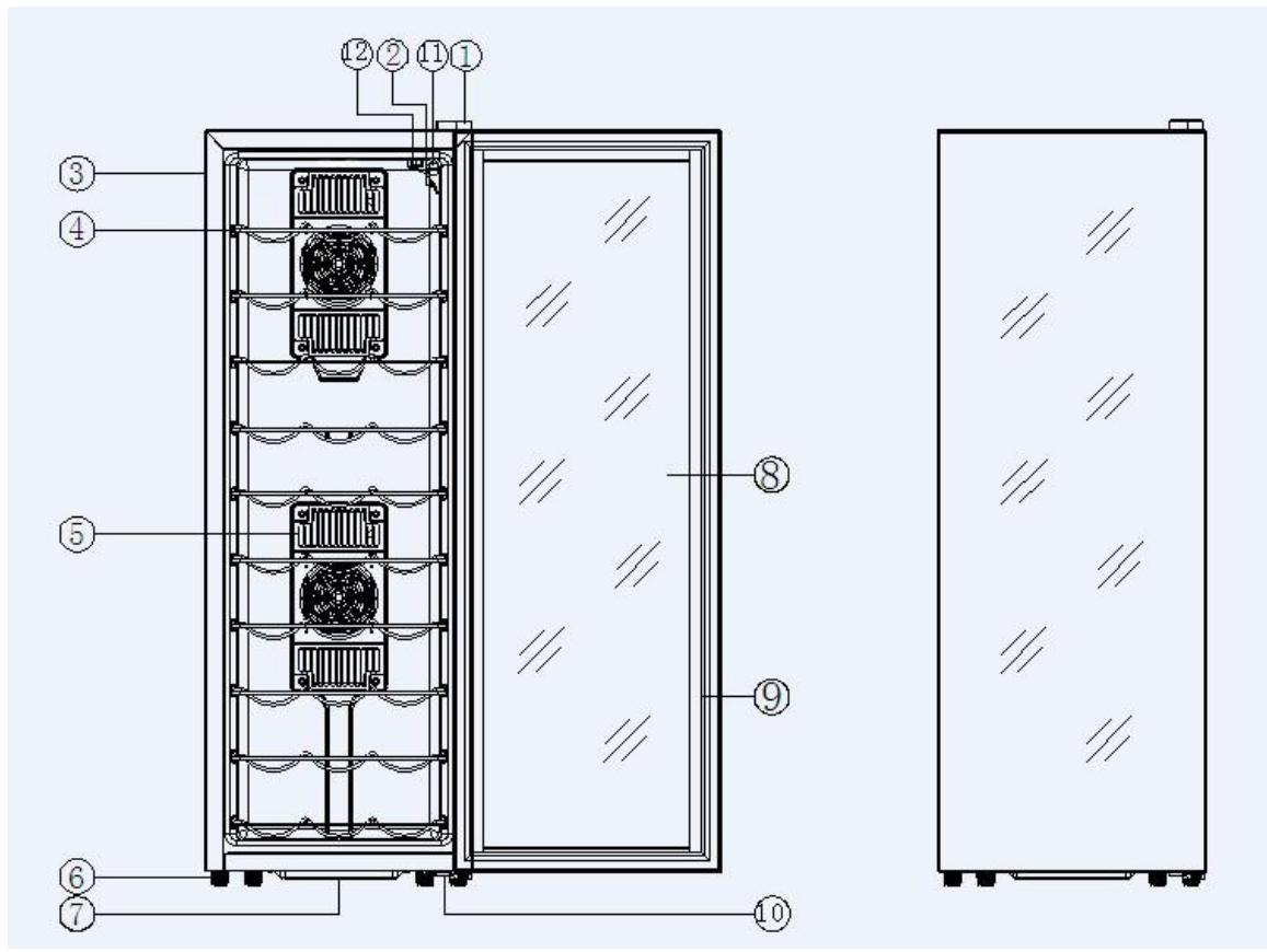 OCEANIC KWS-30C - Cave à vin thermoélectrique - 1