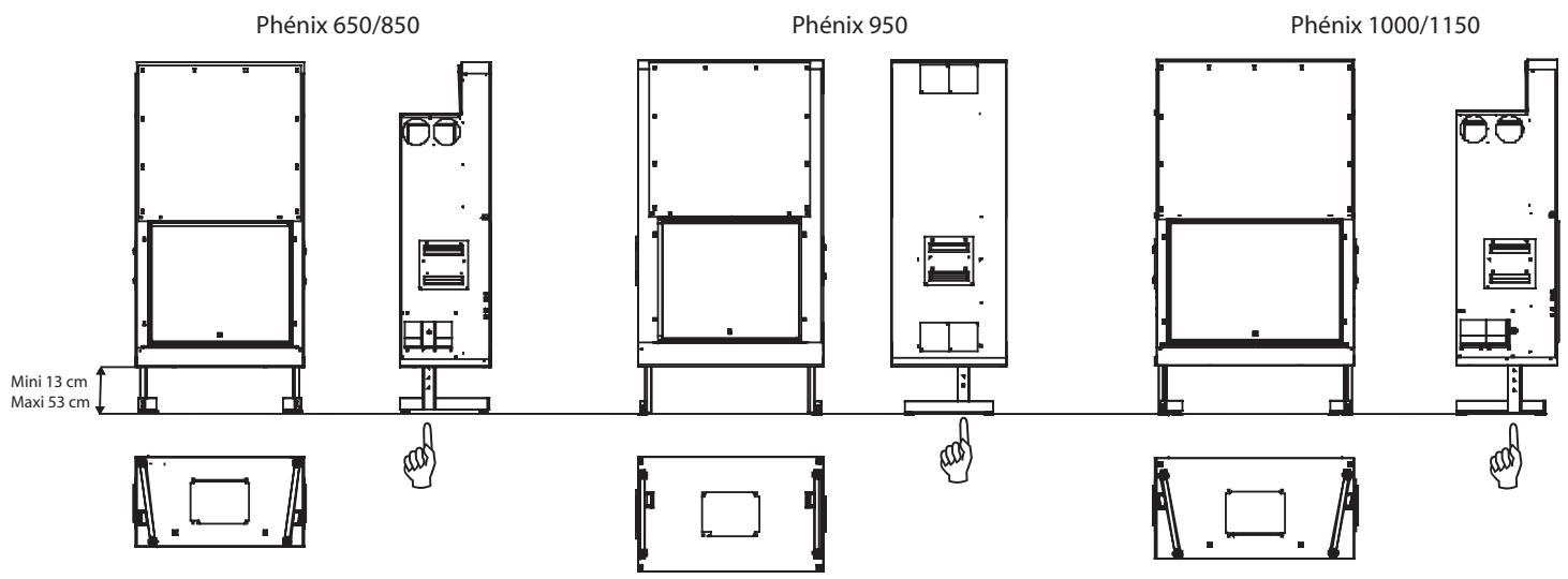 BODART & GONAY BODART & GONAY PHENIX 1000 - Kit Pieds - 1
