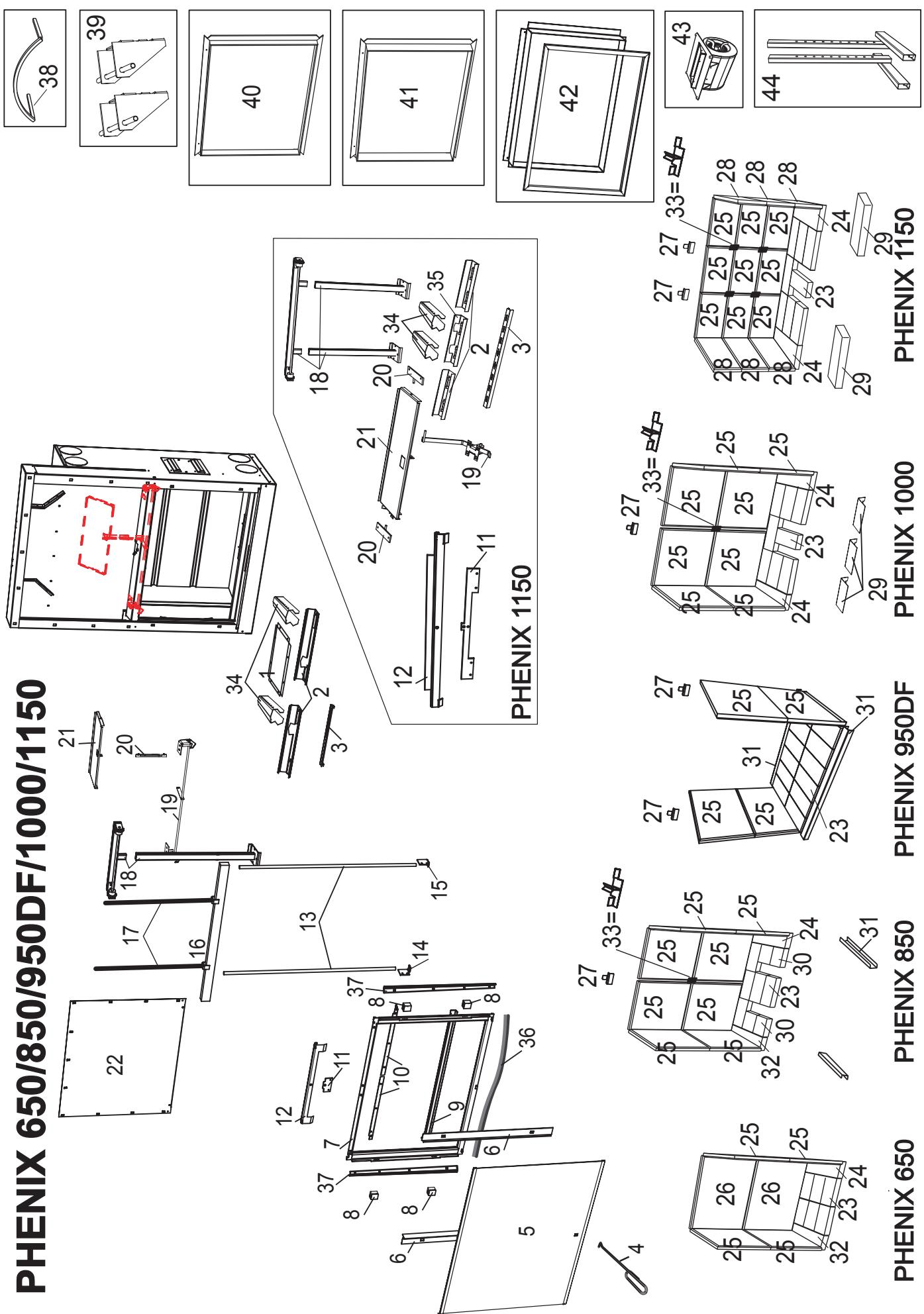 BODART & GONAY BODART & GONAY PHENIX 1150 - Pièces de rechange - 1