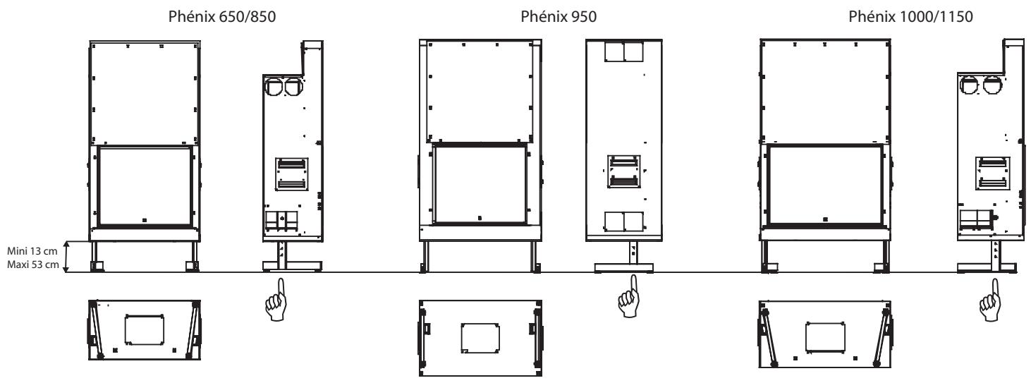 BODART & GONAY BODART & GONAY PHENIX 1150 - Kit Pieds - 1