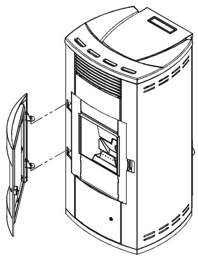 MCZ ATHOS HYDRO - Demontage des côtés du poêle ATHOS - 3