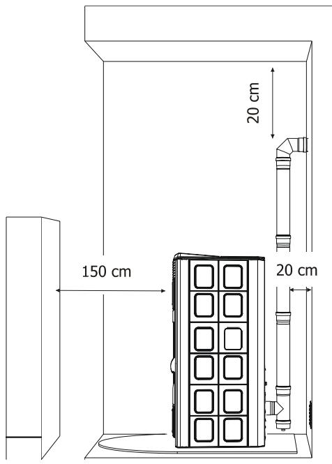 MCZ ATHOS HYDRO - Le volume de la pièce ne doit pas être inférieur à 30 m³. - 4