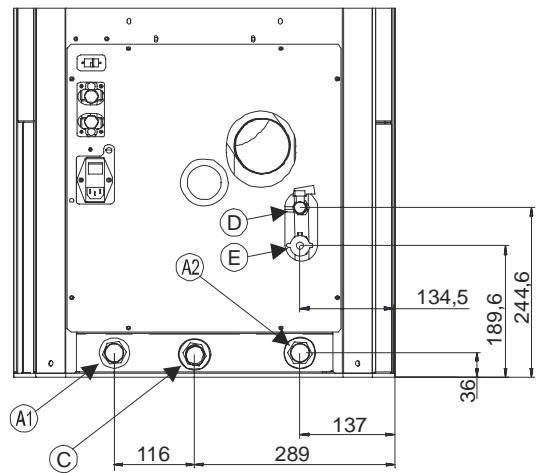 MCZ ATHOS HYDRO - SCHEMA RACCORDEMENT POÊLE POLAR/NOVA SANS KIT PRODUCTION EAU SANITAIRE - 2