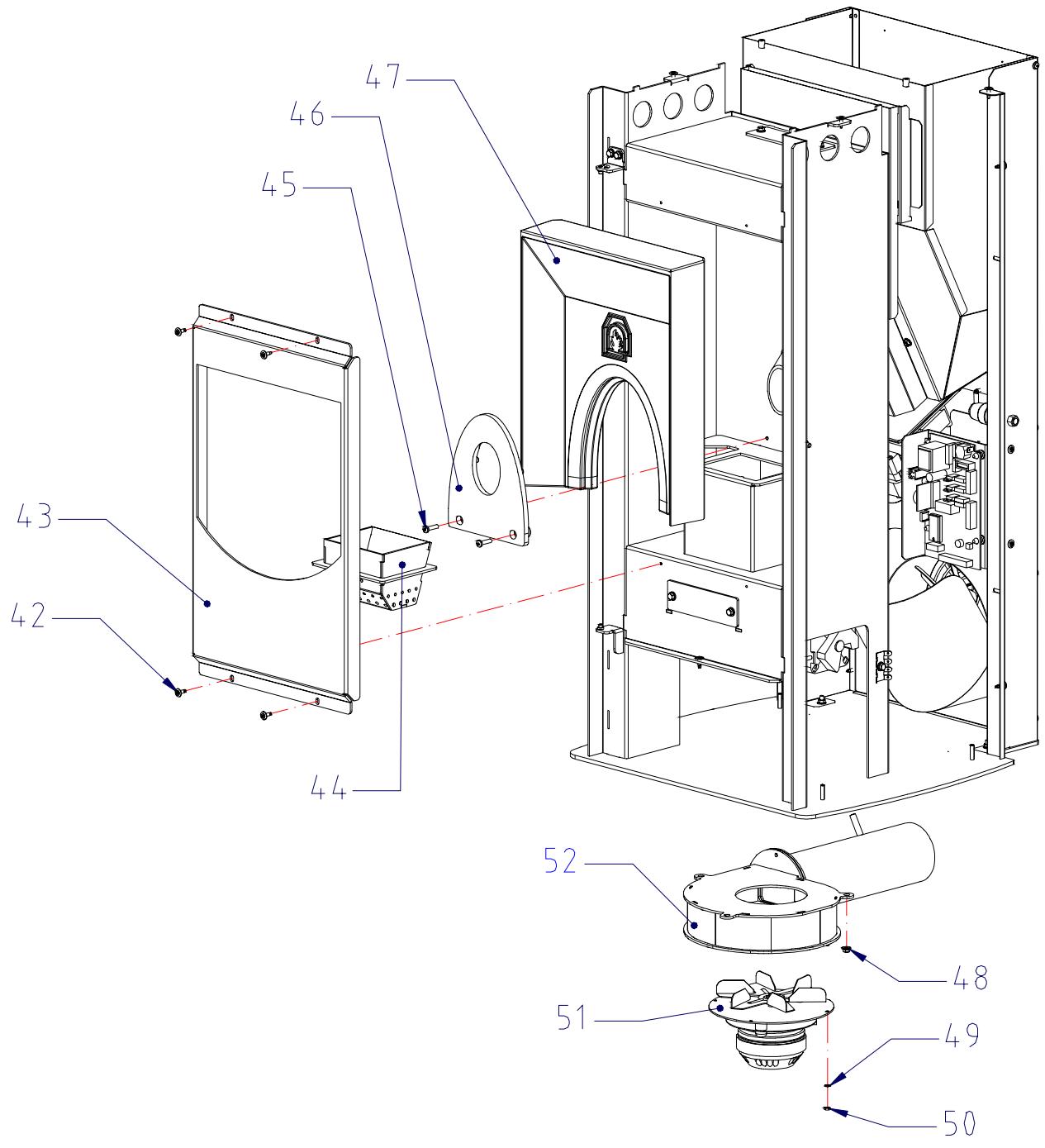 MCZ MERCURY - PIECES DE RECHANGE COMMUNES AUX MODELES SATURN, OMEGA ET PLANET - 3