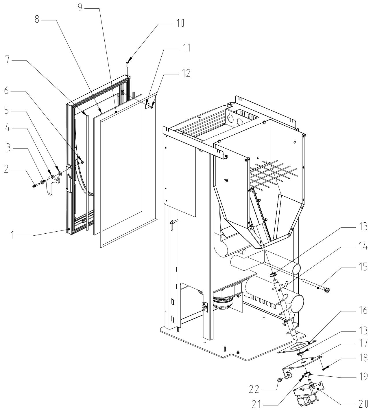 MCZ MERCURY - PIEÇES DE RECHANGE COMMUNES AUX MODELES MERCURY - 2